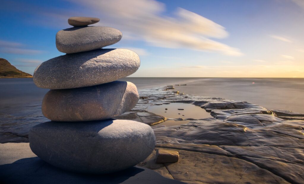 la visualisation d'un paysage serein et calme